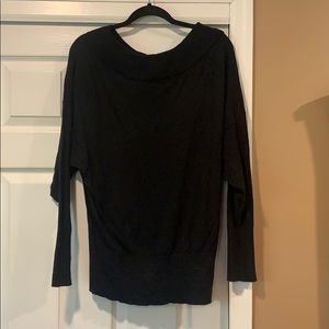 off the shoulder express sweater
